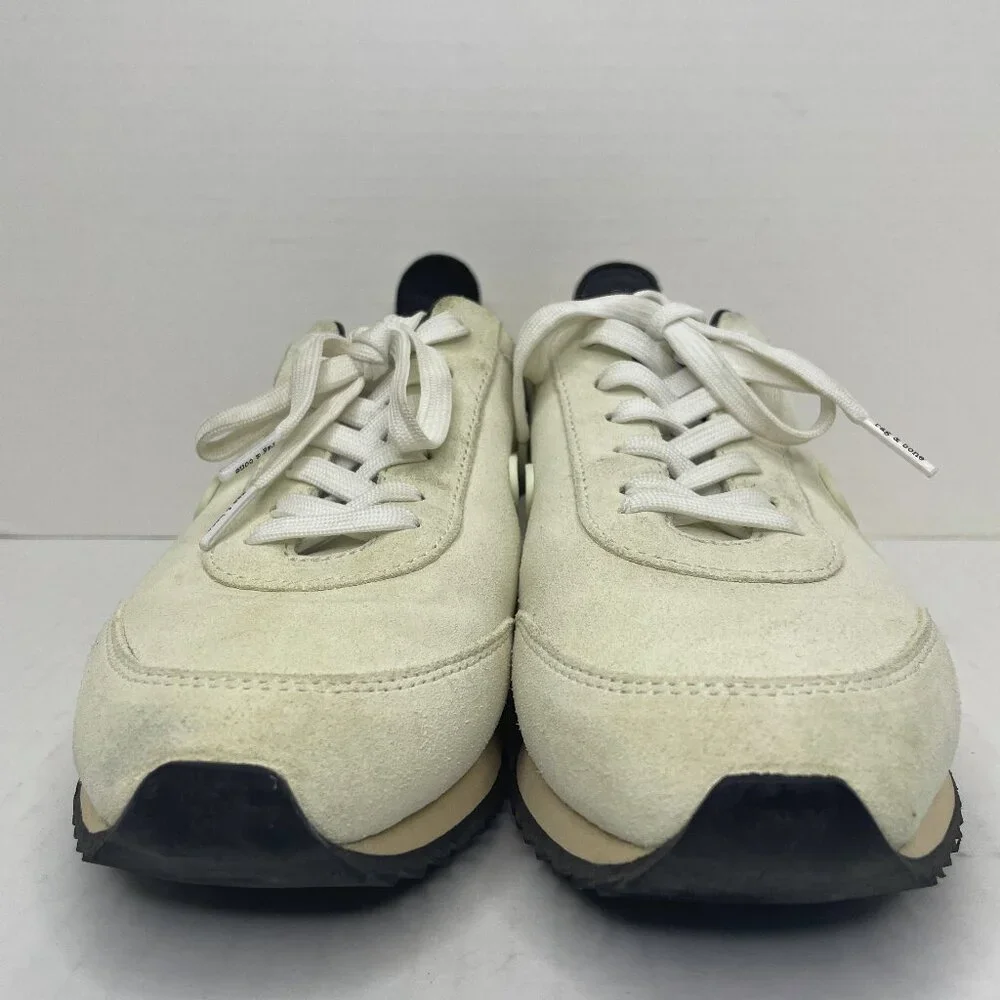 Rag Bone Retro Runner Athletic Shoes Womens Size US 9.5 EU 39.5 Cream Sneakers